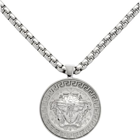 versace sterling silver bracelets men's|Versace necklaces men's.